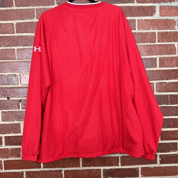 Under Amour Red Pullover Jacket, men’s XL - Picture 7 of 8